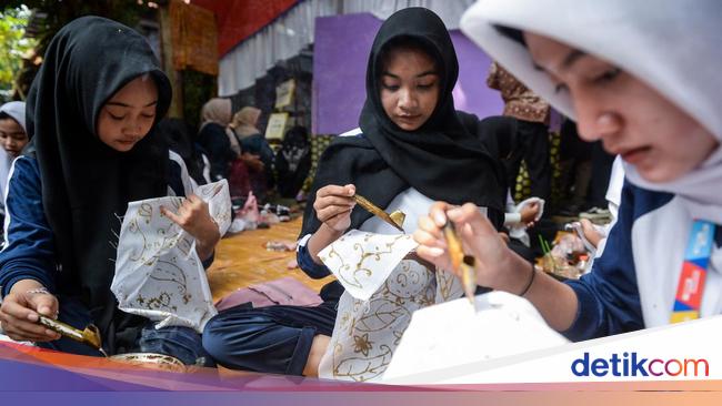 Festival Batik Tangerang, Ajang Seru Pelajar Belajar Membatik