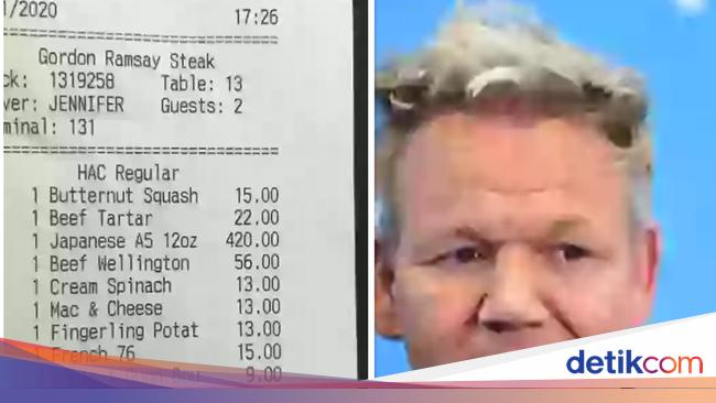 Pelanggan Ini Nggak Nyesel Habiskan Rp 9 Juta di Resto Gordon Ramsay