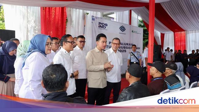 Tinjau Penyaluran BSU di Tangerang, Gibran Puji Kinerja Pos Indonesia