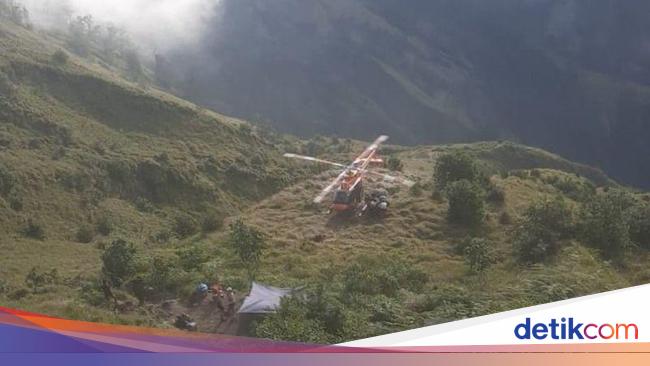 Pendaki Wanita Asal Belanda Jatuh di Gunung Rinjani, Helikopter Dikerahkan