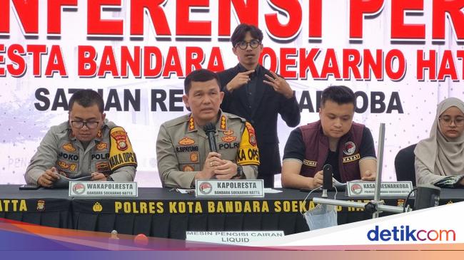 WNA Pembuat Vape Narkoba di Tangerang Ambil Bahan Baku dari China