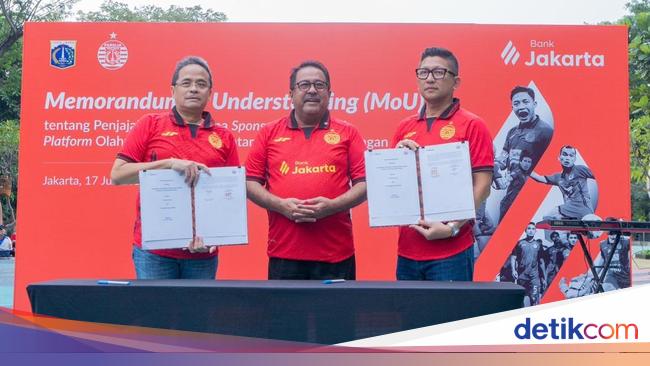 Logo Bank Jakarta Akan Hiasi Jersey Persija di Super Liga 2025-2026