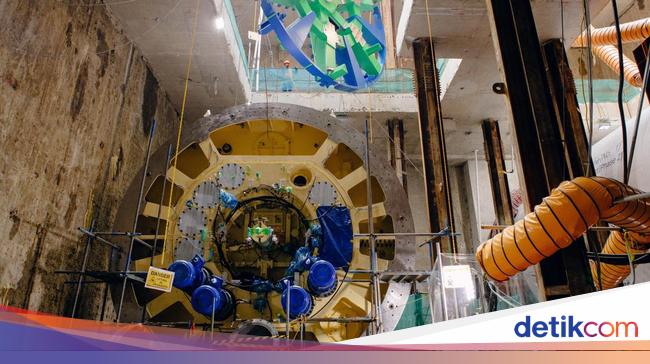 MRT Jakarta Pakai Bor Canggih Bangun Terowongan Fase 2A Harmoni-Mangga Besar