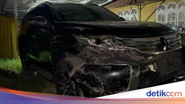Innova Tabrak Lari Hantam Pajero Sport: Pakai Pelat Palsu, Copot Pelat Dinas