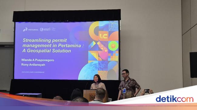 Pertamina Kenalkan Sistem Perizinan Real-time di Esri User Conference 2025