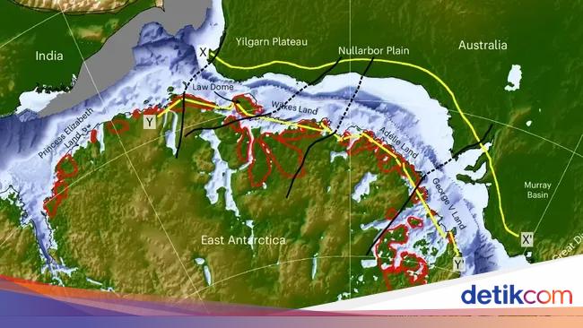 Di Antartika Ternyata Pernah Ada Sungai Raksasa