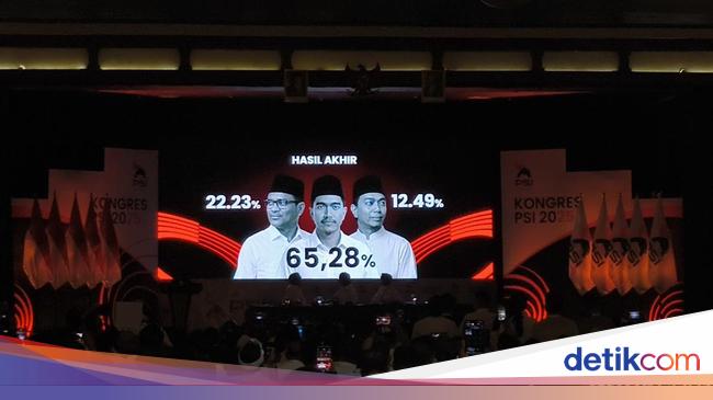 Kaesang Resmi Terpilih Lagi Jadi Ketum PSI!