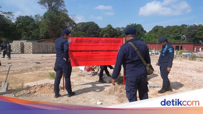 KKP Segel Proyek Reklamasi Ilegal di Dua Pulau Kecil Batam
