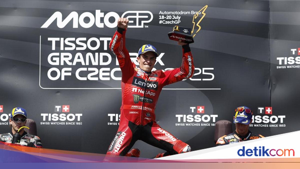 Klasemen MotoGP 2025 Usai Marc Marquez Juara di Ceko
