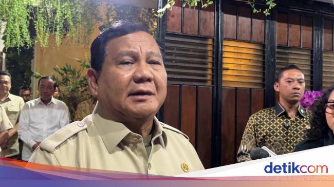Prabowo Cerita ke Jokowi soal Kunjungan ke LN hingga Obrolan dengan Trump