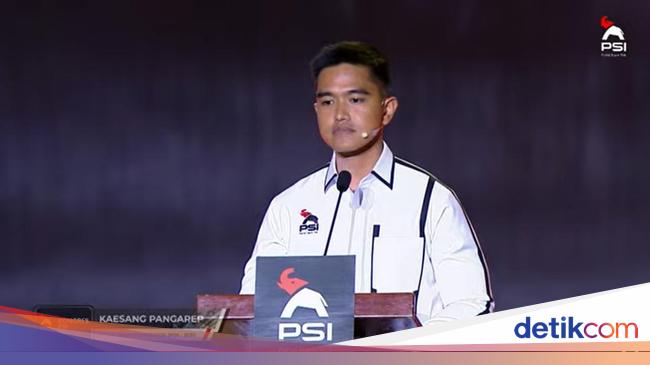 Kaesang Jelaskan Makna Logo PSI Gajah Kepala Merah ke Prabowo