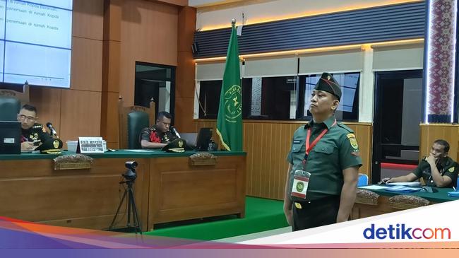 Kopda Bazar Penembak 3 Polisi di Lampung Dituntut Hukuman Mati