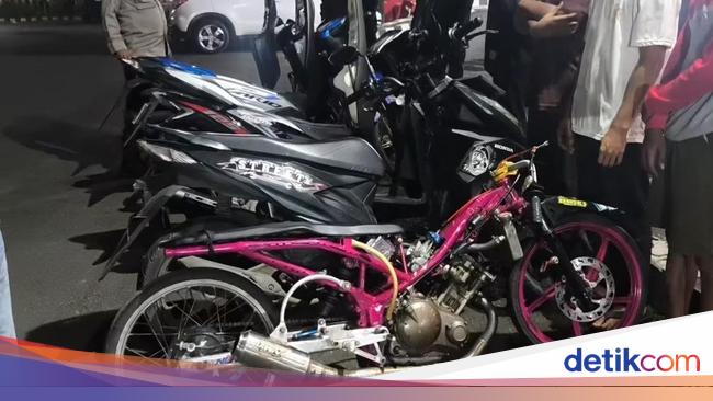 Polisi Ringkus 6 Remaja Mau Balap Liar di Cileungsi, 5 Motor Disita