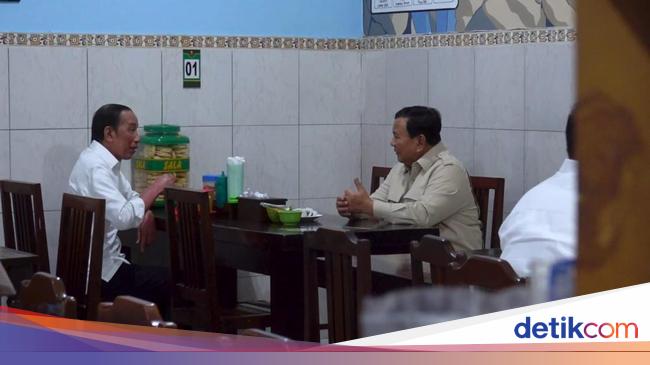Makan Bakmi Jawa Bareng Prabowo di Solo, Jokowi: Momen Personal