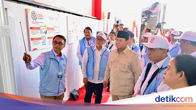 Prabowo Bareng Zulhas hingga Puan Tinjau Gerai Kopdes Merah Putih di Klaten