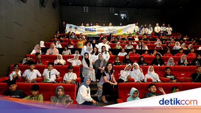 Hari Anak 2025, Kahiyang Nobar 'Jumbo' dengan 500 Anak Marginal di Sumut