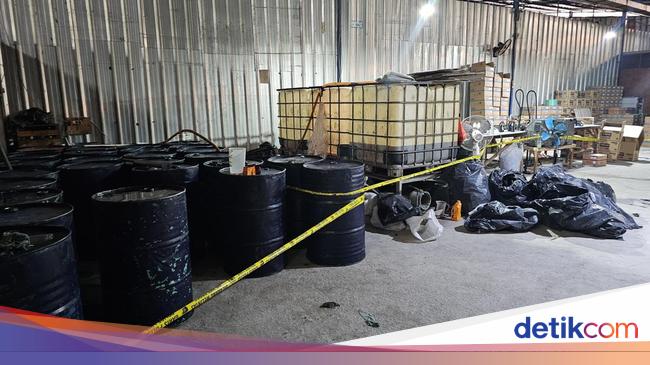 Terungkap Pabrik Oli Palsu di Tangerang hingga 8 Pelaku Ditangkap
