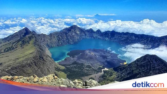 Pemandangan Gunung Rinjani