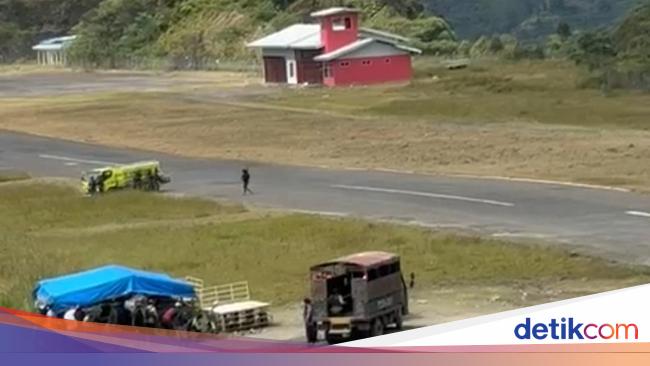 Bosnya Tewas Ditembak, KKB Balas Serang Bandara Bilorai Intan Jaya Papua