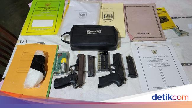 Bareskrim Sita 2 Pucuk Senpi dari Jaringan Narkoba Internasional di Riau