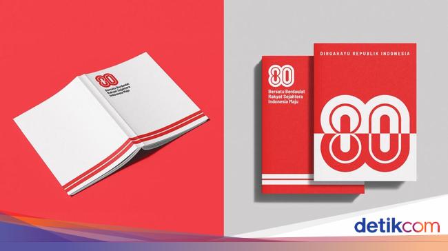 Template Logo HUT ke-80 RI untuk Media, Seragam, hingga ATK