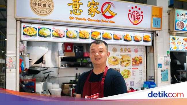 Mantan Chef Resto Din Tai Fung Kini Jualan Nasi Goreng di Food Court