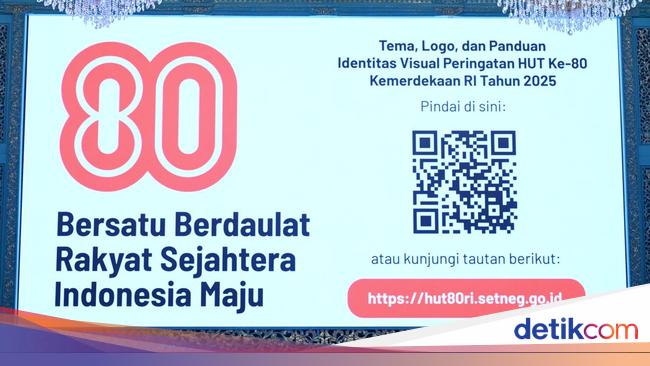 Makna Infinity Logo HUT ke-80 RI Diungkap Prabowo
