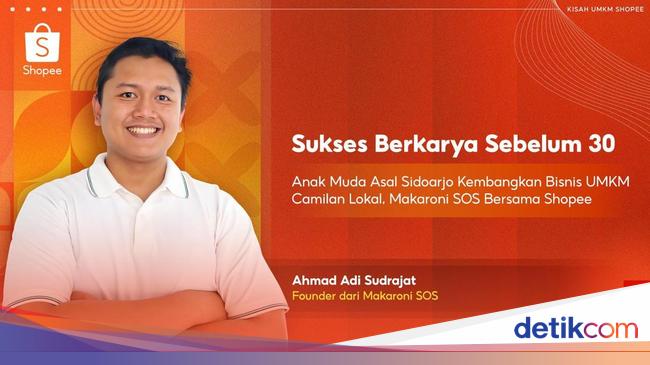 Kisah Pemuda Sidoarjo Bangun Bisnis Camilan Makaroni SOS Bareng Shopee