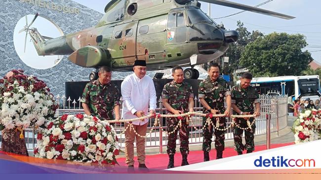 Panglima TNI Resmikan Tugu Helikopter di Bogor, Ungkap Cerita di Baliknya