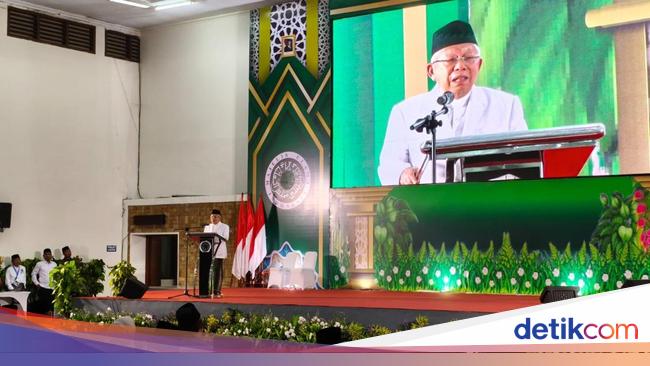 Milad ke-50 MUI, Ma'ruf Amin Minta Ulama Hindari Perpecahan-Perselisihan