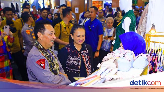 Kapolri Tinjau Bazar Kreasi Bhayangkari Nusantara 2025, Dorong UMKM Tumbuh