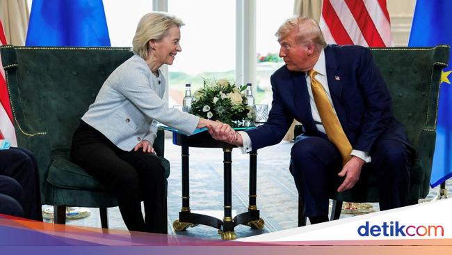 Deal! Trump Turunkan Tarif Uni Eropa dari 30% Jadi 15%