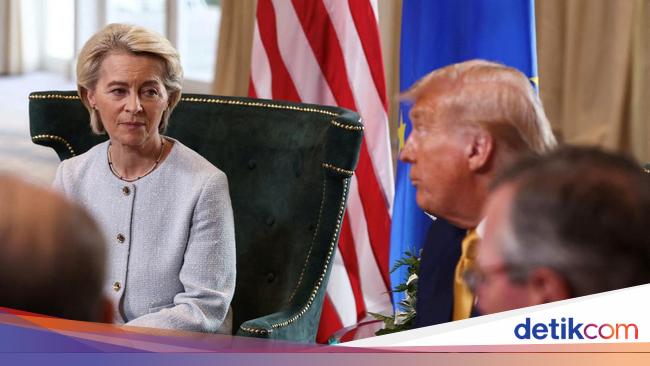 AS-Uni Eropa Sepakat Turunkan Tarif Impor, Mobil dan Suku Cadang Jadi 15%
