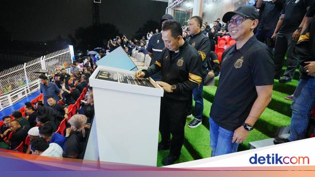 Kapolri Launching Bhayangkara Presisi Lampung FC, Doakan Sepakbola Indonesia Lebih Baik