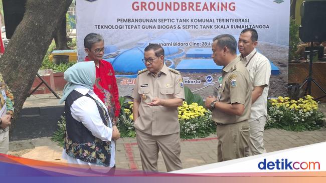 Pramono Groundbreaking Septic Tank Komunal di Jaktim