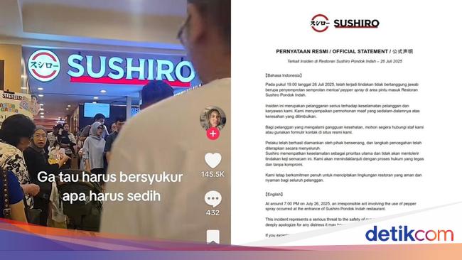 Heboh Insiden Pepper Spray di Sushiro hingga 10 Makanan Ekstrem Indonesia