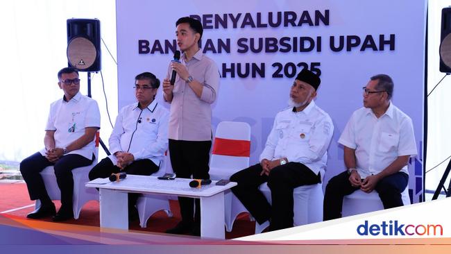 Gibran-Menaker Cek Penyaluran BSU di Padang, Ingatkan Tak Digunakan Judol