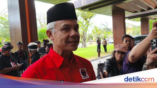 Jawaban Ganjar soal Megawati di Bali untuk Bimtek atau Kongres PDIP