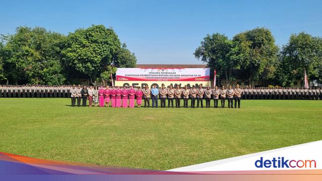Polri Gelar Upacara Pembukaan Pendidikan Bintara Polwan, Diikuti 625 Orang
