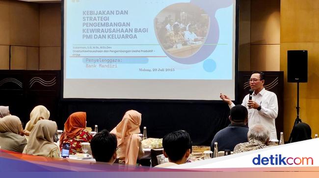 Bank Mandiri Jembatani Purna PMI Asal Malang Jadi Wirausahawan