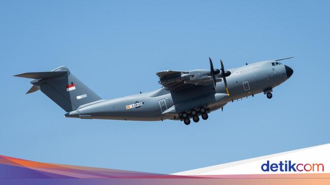 Airbus A400M Pertama TNI AU Sukses Terbang Perdana, Ini Kemampuannya