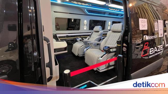 Interior Mercy Sprinter Disulap Karoseri Baze Luxury, Mewahnya Kelewat Batas!