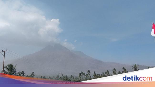 Gunung Lewotobi Berubah Mengempis Usai Erupsi, Bentuknya Belum Stabil