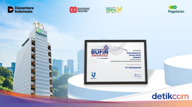 Pegadaian Raih Penghargaan Performance Excellence Award 2025