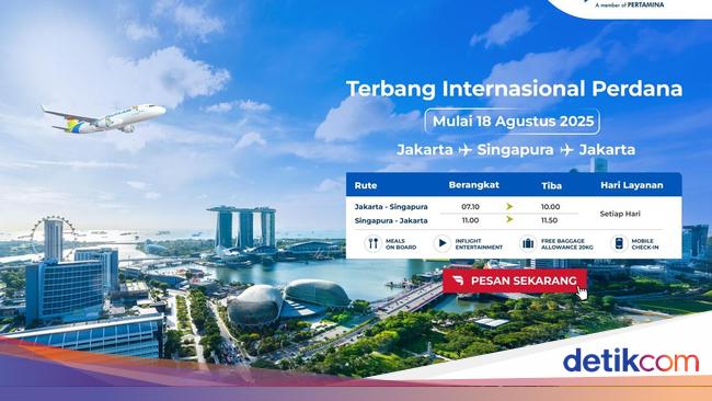 Pelita Air Buka Rute Internasional, Diresmikan Sehari Usai Hari Kemerdekaan