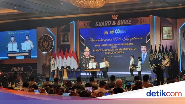Menteri Imipas dan Kapolri Teken MoU, Harap Sinergi Makin Optimal