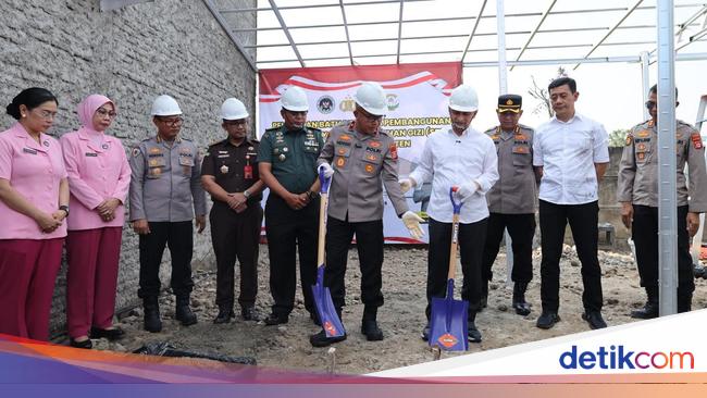 Groundbreaking 12 SPPG, Polda Banten Targetkan 48 Ribu Penerima Manfaat