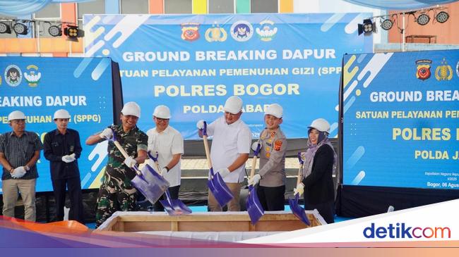 Polres Bogor Bangun 6 SPPG Polri, Dukung Penuh Program MBG Pemerintah