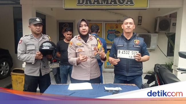 Maling Motor Beraksi di Kampus IPB, Modus Ganti Pelat Kendaraan