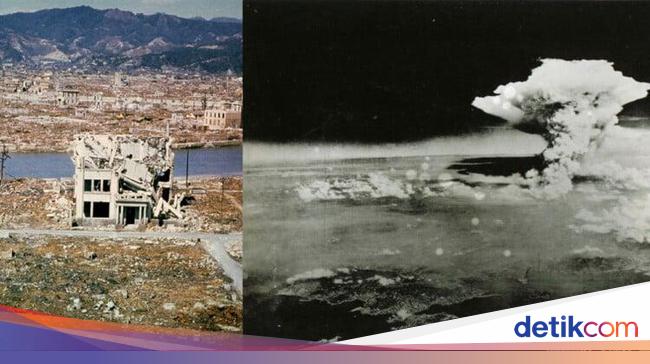 Bikin Merinding! Foto Peristiwa Bom Atom Hiroshima 80 Tahun Lalu